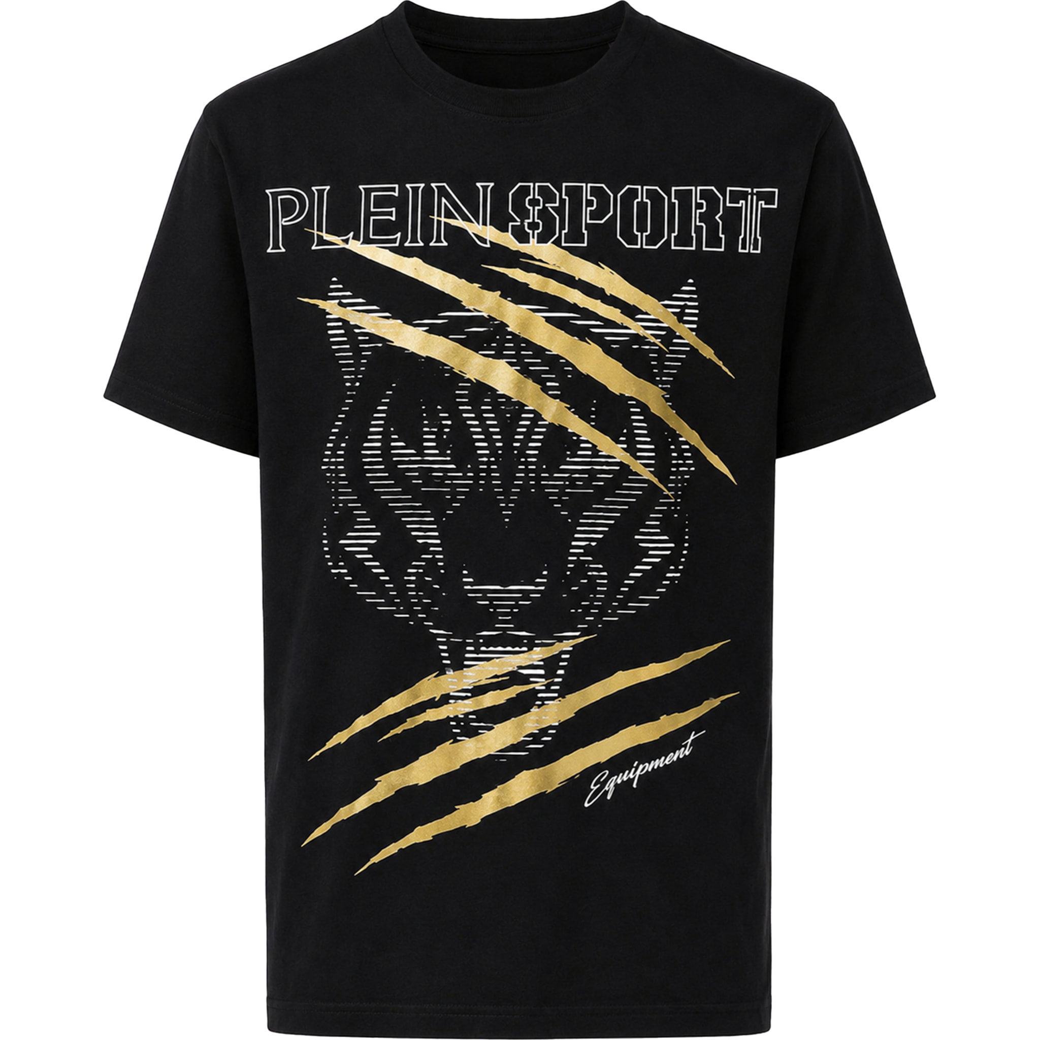 PLEIN SPORT Camiseta de cuello redondo y manga corta TIGER