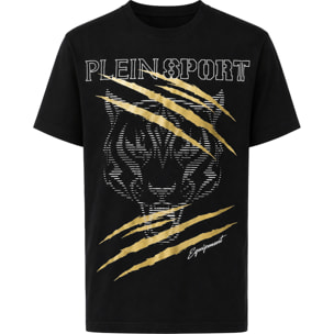 PLEIN SPORT Camiseta de cuello redondo y manga corta TIGER