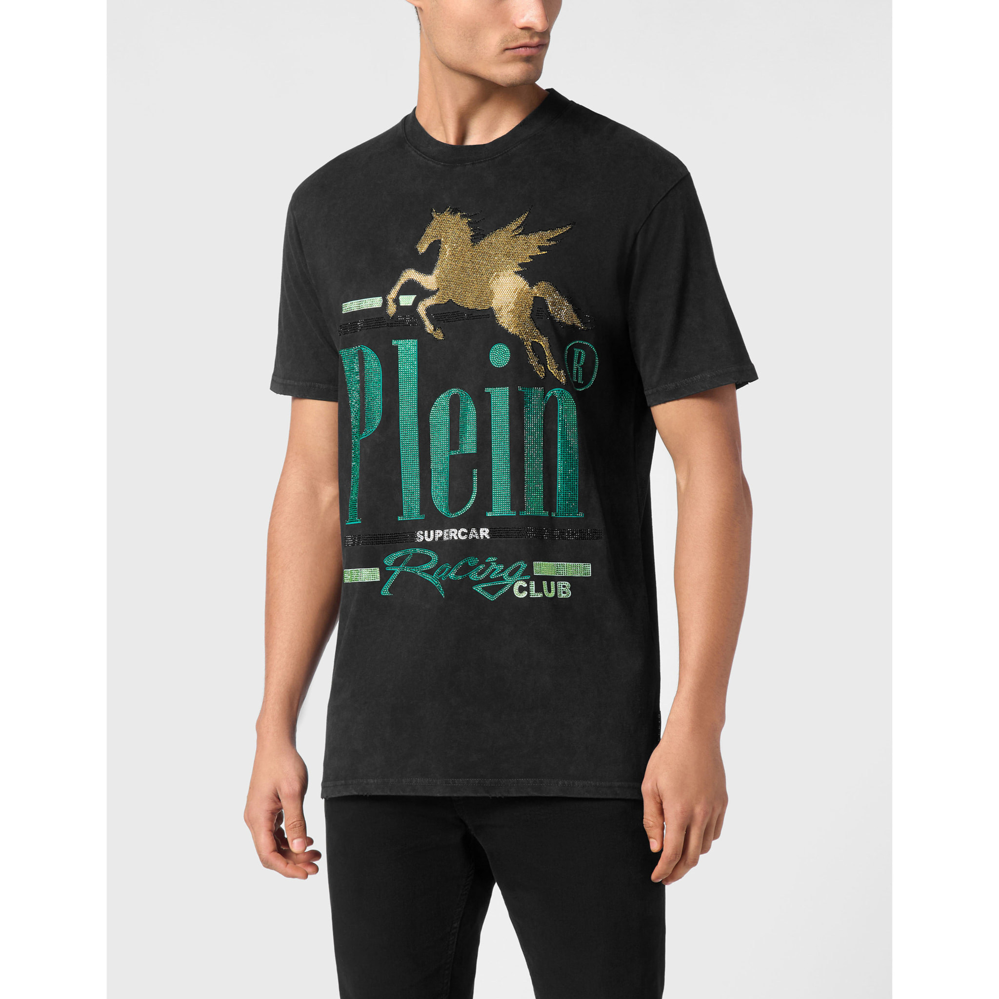 PHILIPP PLEIN Camiseta Cuello Redondo RACING