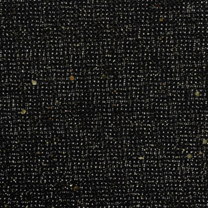 Set de table effet jute 38cm noir