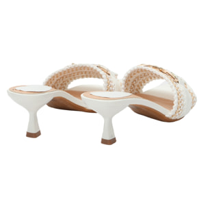 Sandali con accessorio - tacco 6,5 cm