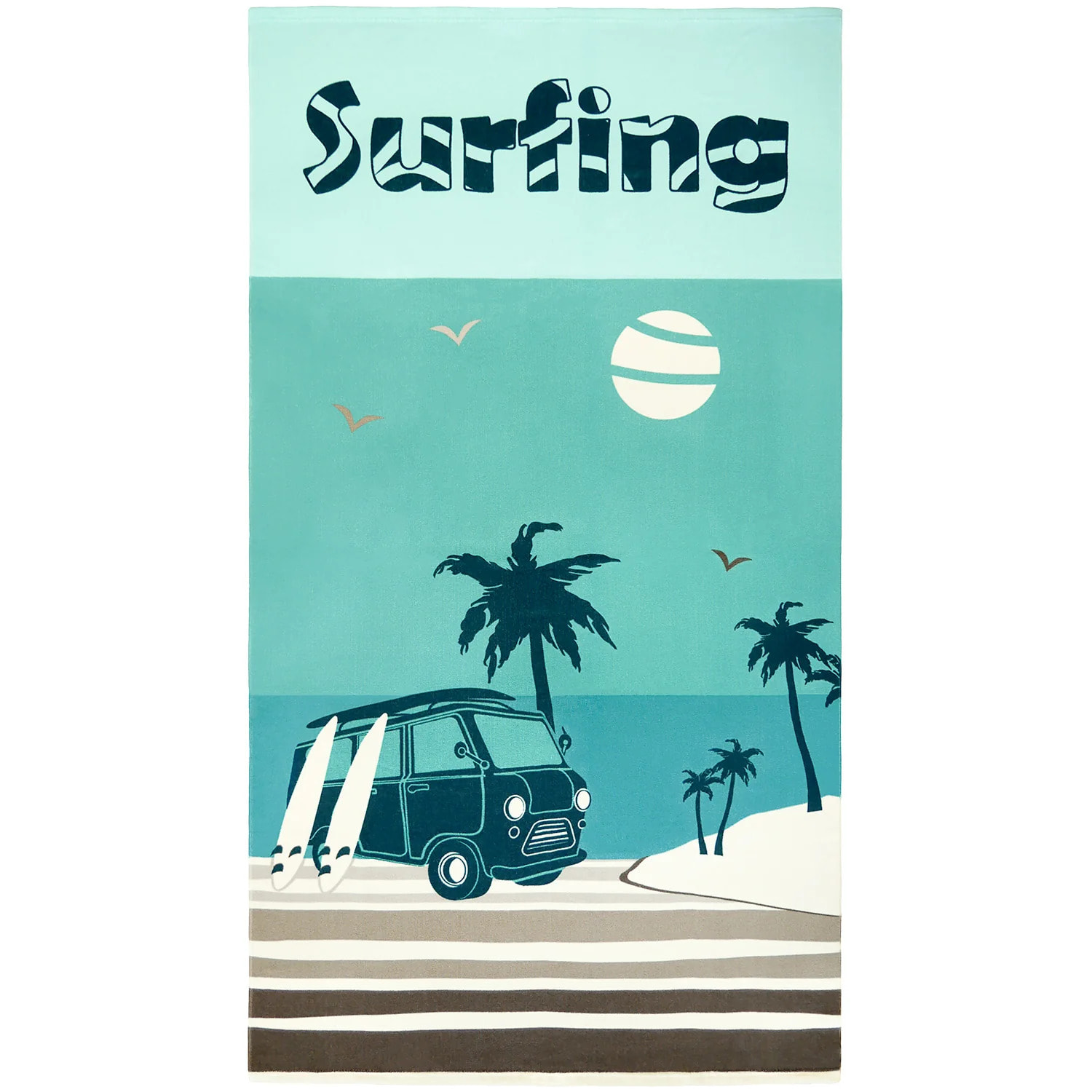 Serviette de plage microfibre - Surfango - 90x170cm - 220g/m²