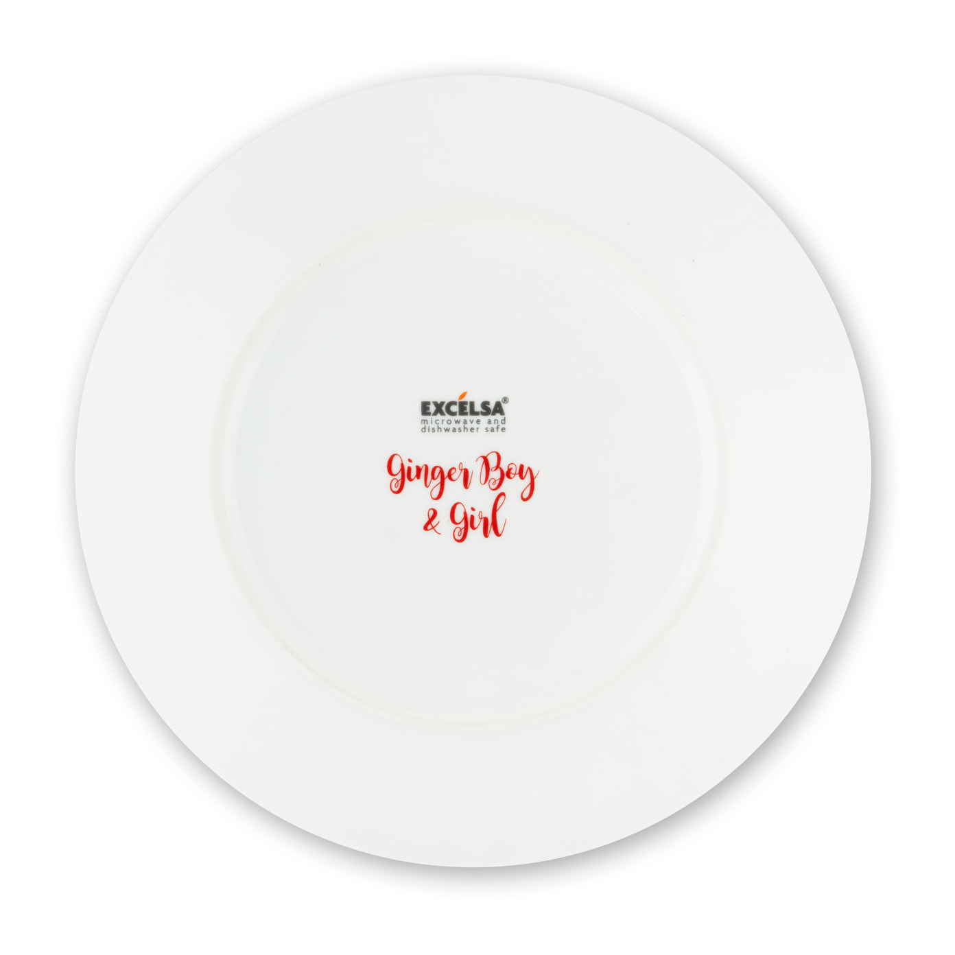 Service de table 18 pièces Excelsa – Ginger Boy&Girl, Porcelaine Blanc