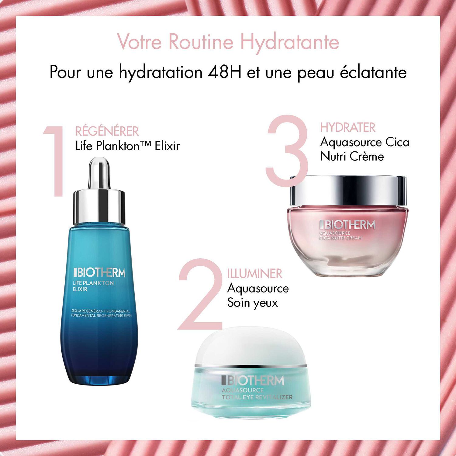 Aquasource Total Eye Revitalizer - Gel Crème Contour des Yeux à la Caféine 15 ml