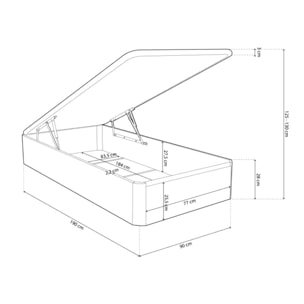 Canapé Luxury 3D Blanco