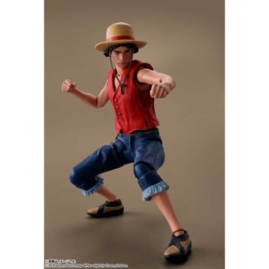 One Piece S.h. Figuarts Action Figura Monkey D. Luffy (netflix) 14 Cm Bandai Tamashii Nations