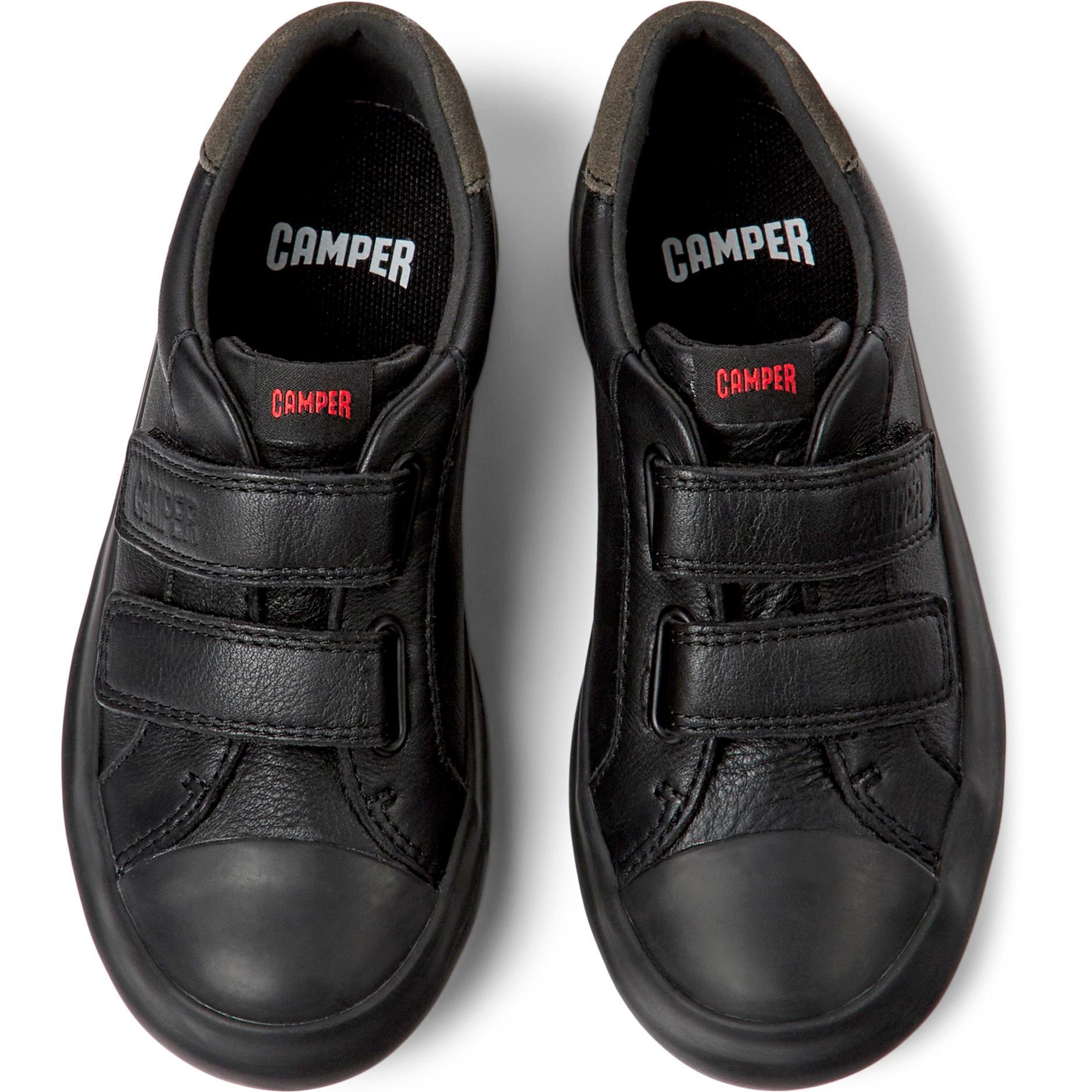 Zapatillas - CAMPER Pursuit - Negro - Piel lisa / Tejido técnico
