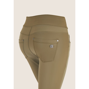 N.O.W.® Pants skinny vita media in Similpelle Lucida