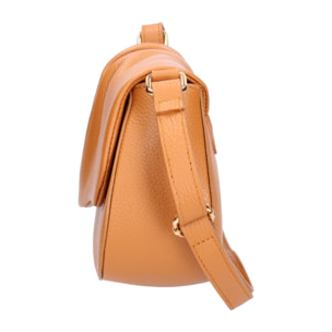 Borsa a spalla da donna In Vera pelle Made in Italy 30,5x19,5x9 cm