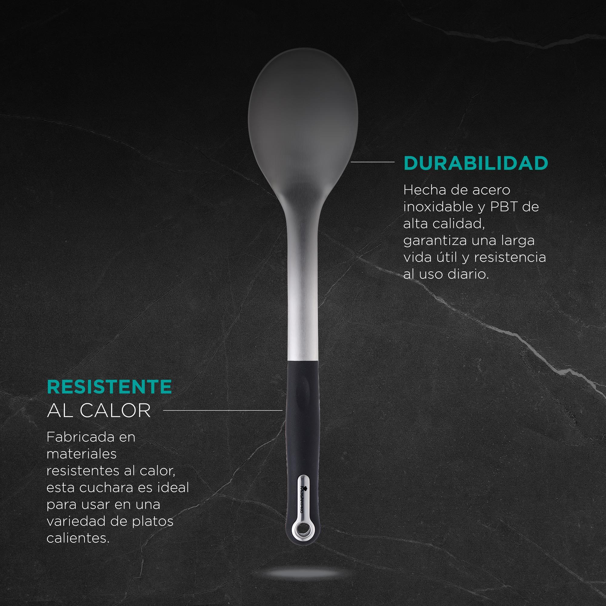 Cuchara 32,7x7,1x5cm foodies en acero inoxidable + pbt masterpro