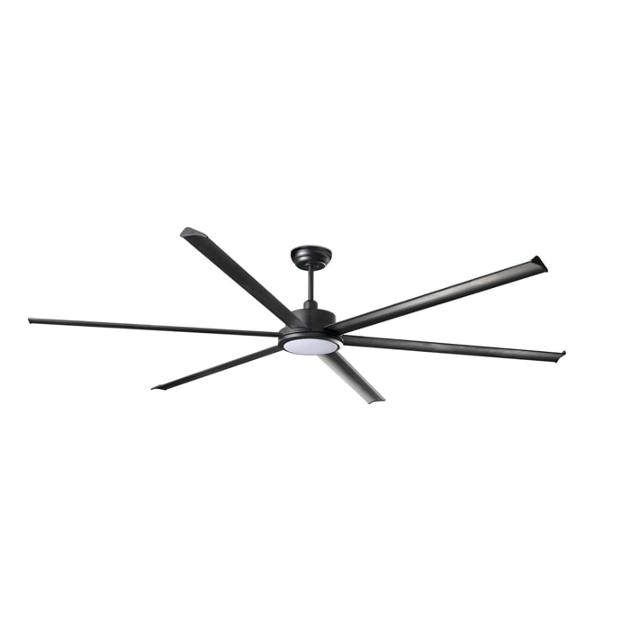 ROTTERDAM 25 XXL LED Ventilatore a soffitto de soffitto nero