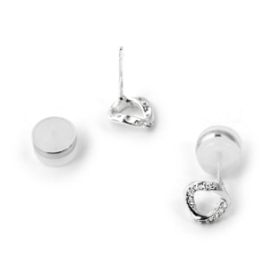 Pendientes Kasim acabado plata