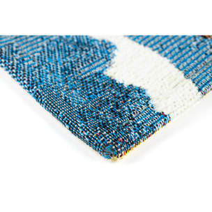 Tappeto Excelsa Fuji in poliestere e cotone 55x110x0,7 cm multicolore