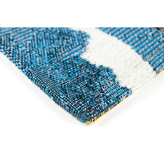 Tappeto Excelsa Fuji in poliestere e cotone 55x110x0,7 cm multicolore