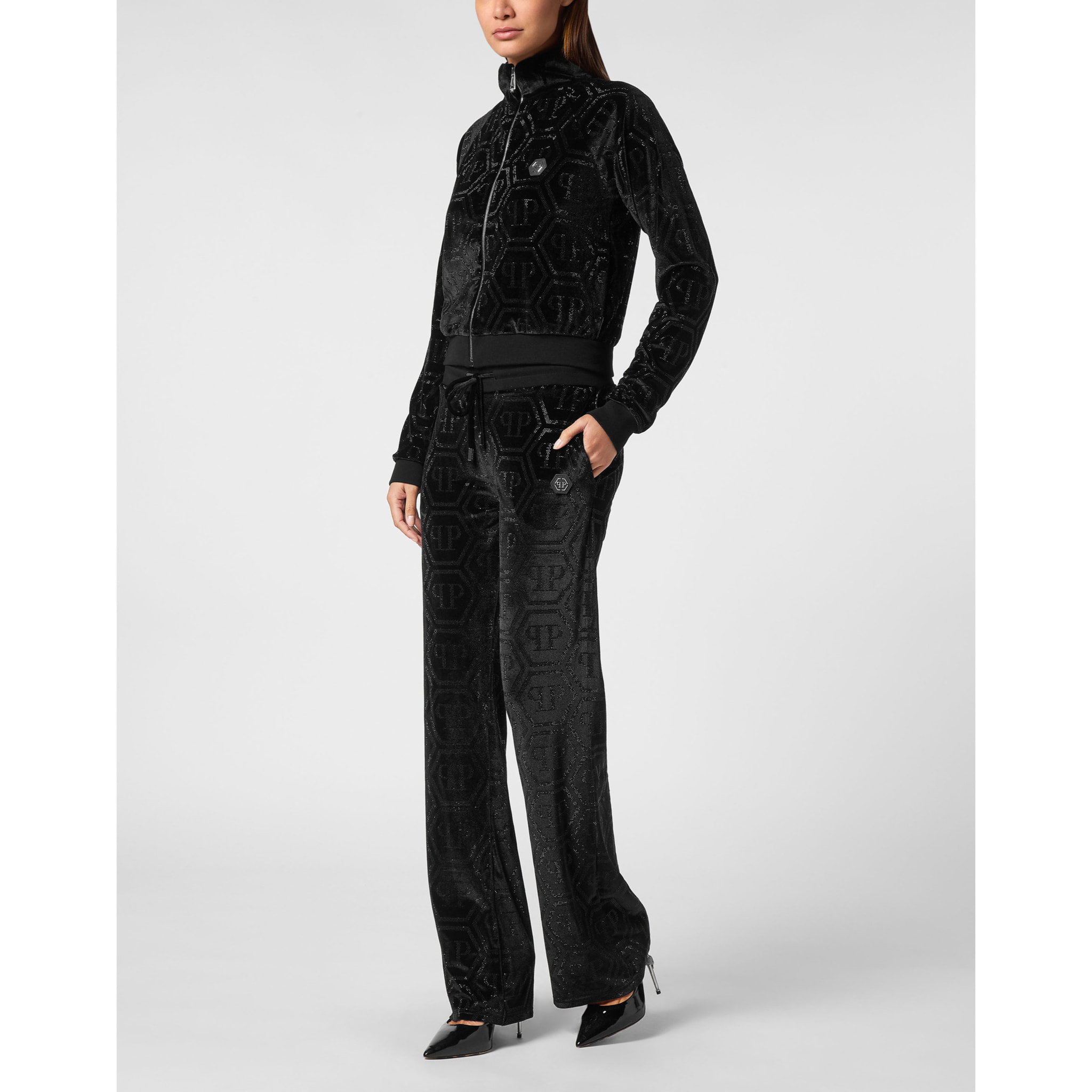 PHILIPP PLEIN Tracksuit: Top & Trousers MONOGRAM