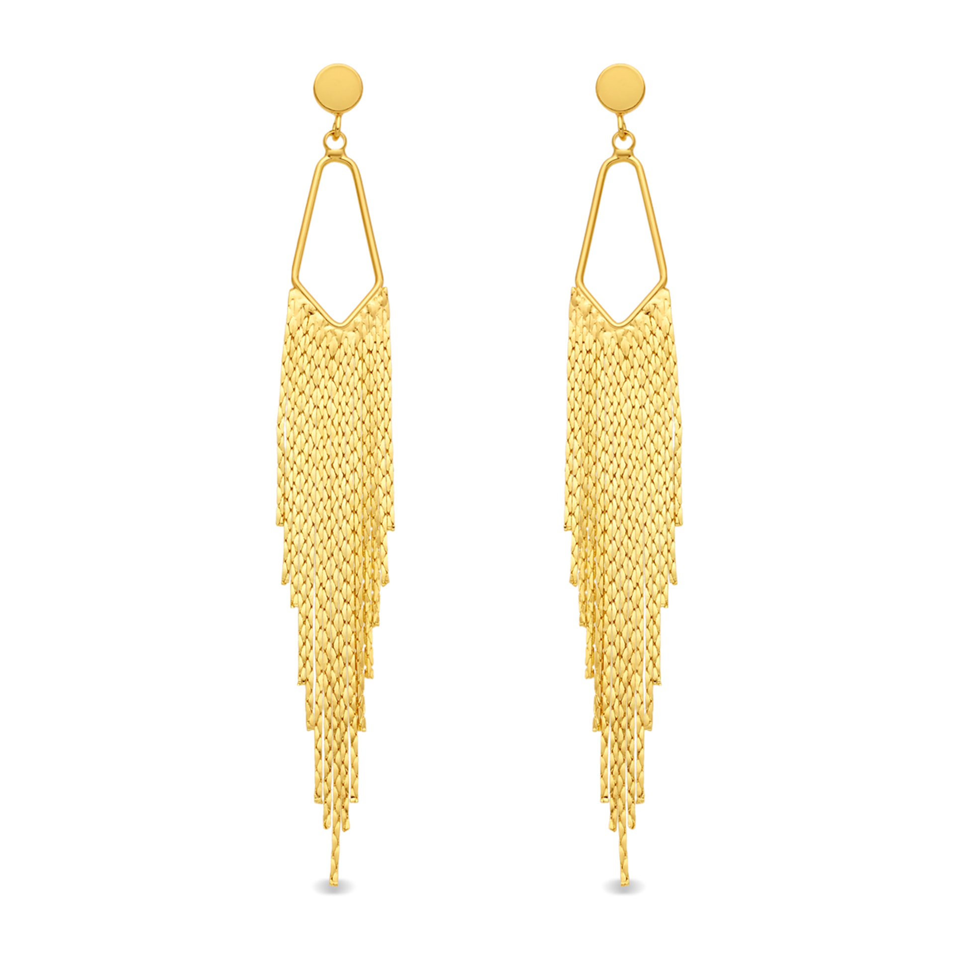 Pendientes Gorriel acabado oro amarillo 18k