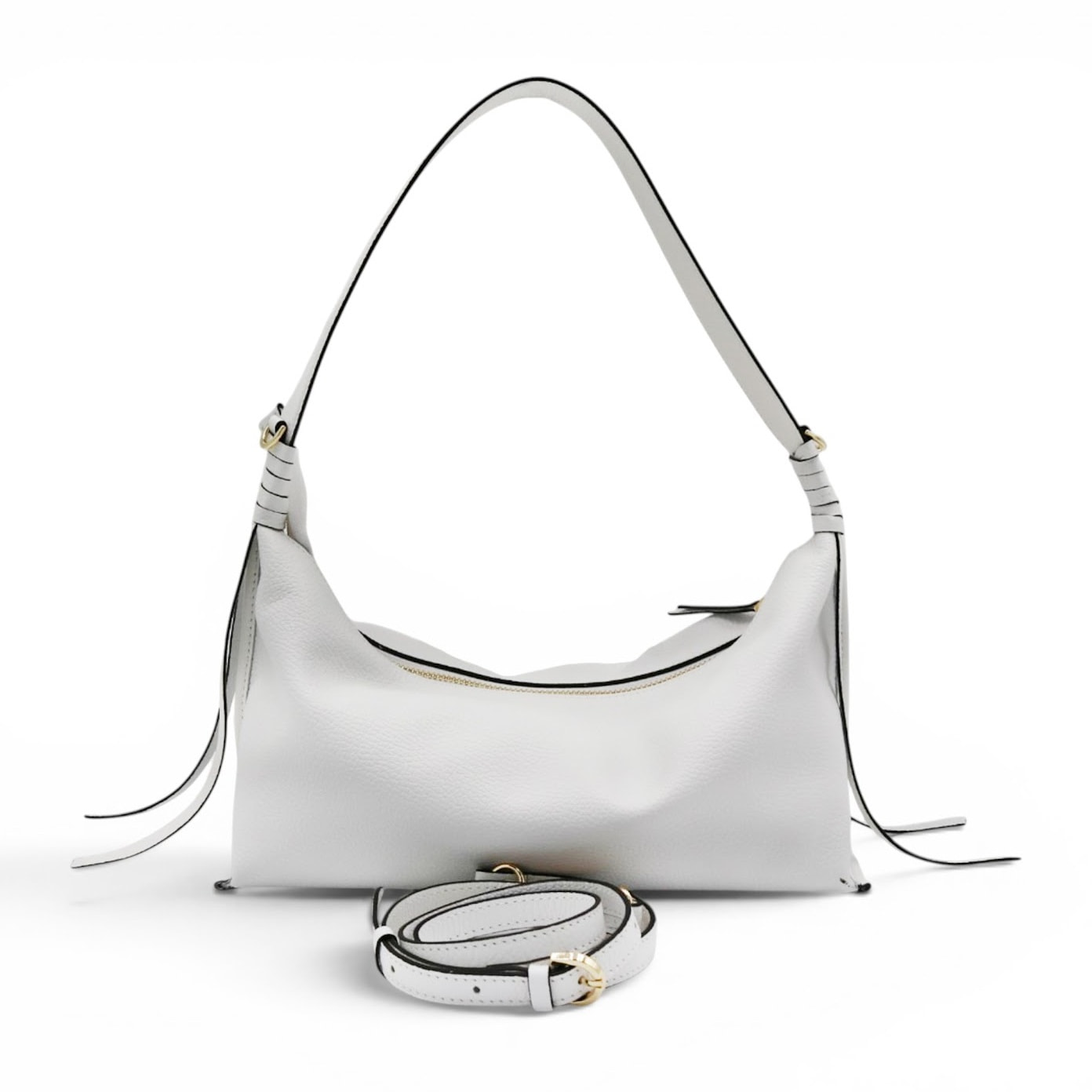Borsa a spalla Cheval Firenze Laila Mini A/S Bianco
