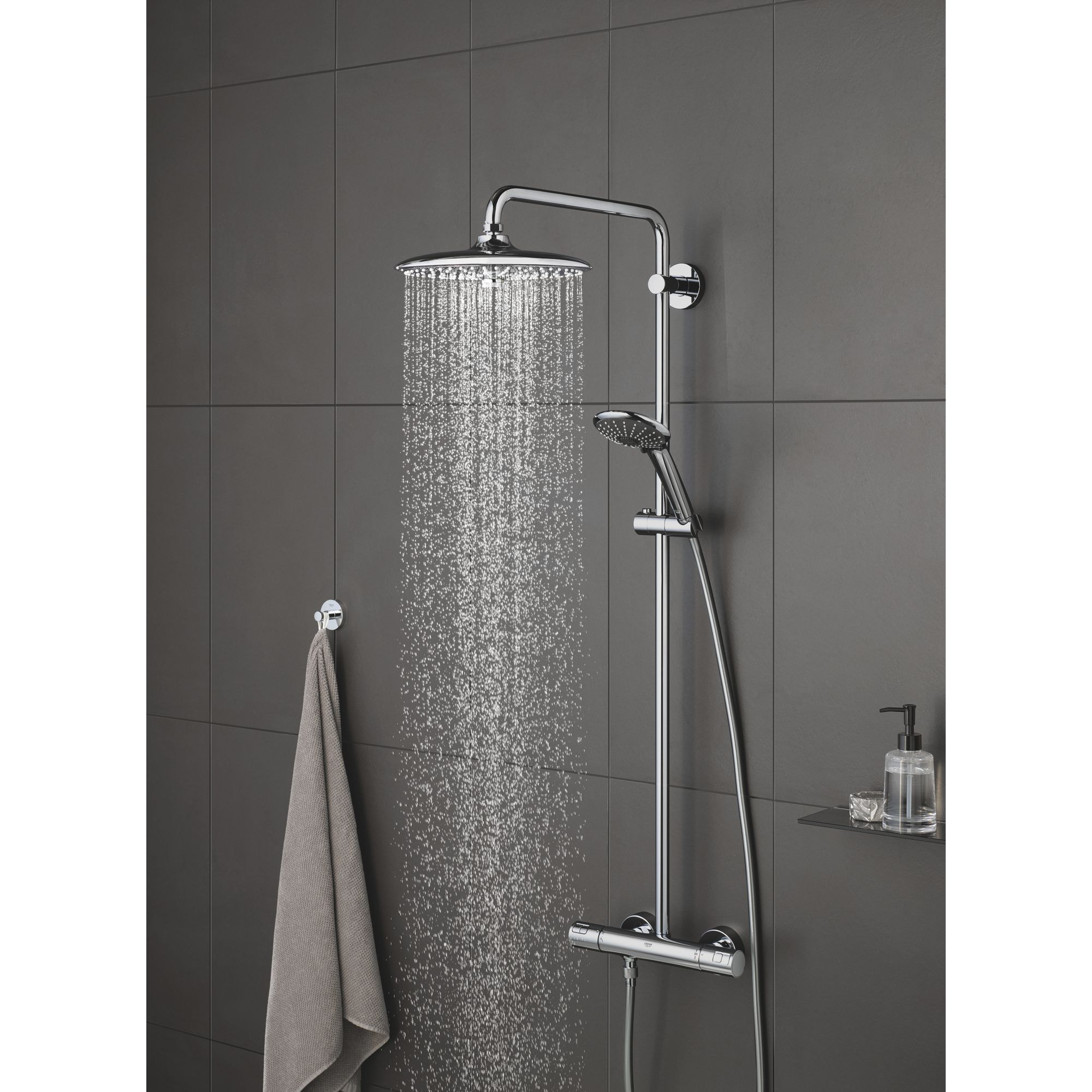 GROHE Vitalio Joy 110 Massage Douchette 3 jets Chromé