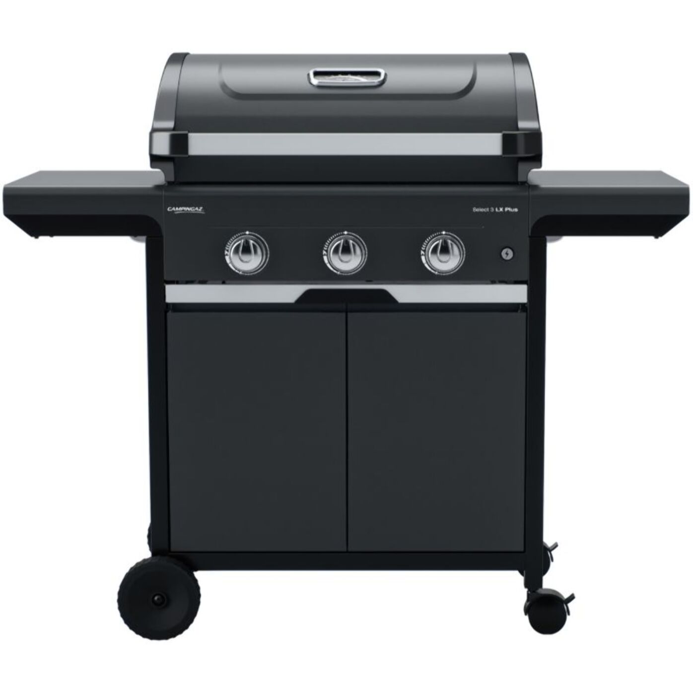 Barbecue gaz CAMPINGAZ SELECT 3 LX PLUS noir 3 brûleurs sur chariot, 62.5x40 cm