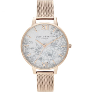 Reloj Olivia Burton OB16TZ04 Mujer Analogico Cuarzo con Correa de Acero