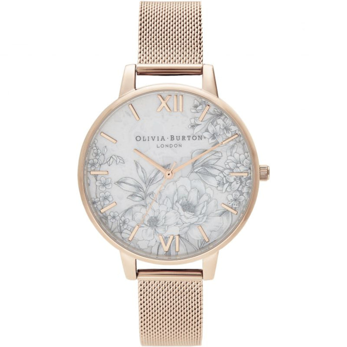Reloj Olivia Burton OB16TZ04 Mujer Analogico Cuarzo con Correa de Acero