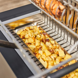 Barbecue charbon FORGE ADOUR 961.56 inox encastrable 56 cm