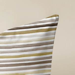 Housse de coussin Naiara Marron 50x50 cm 100% coton