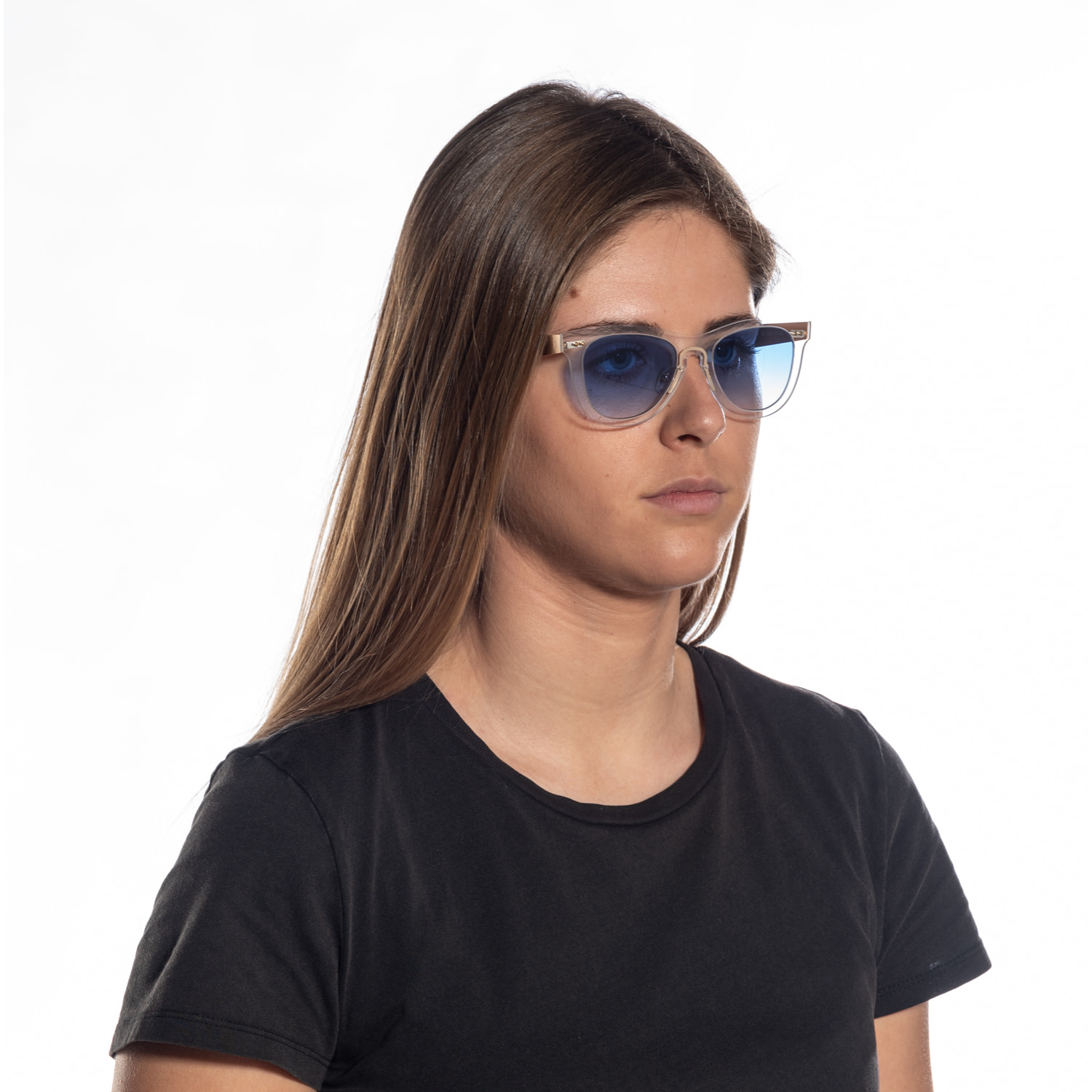 Gafas de sol OCEAN FLORENCIA - Azul cielo con montura gris y patillas amarillas