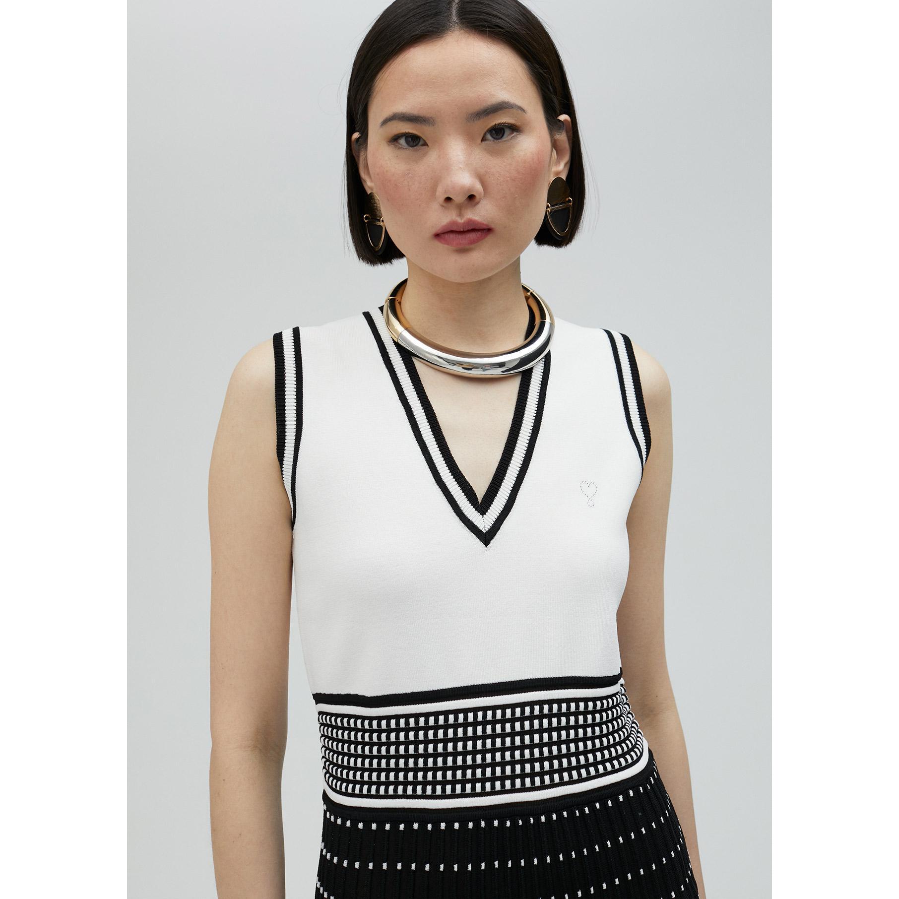 Vestito in maglia effetto plissettato