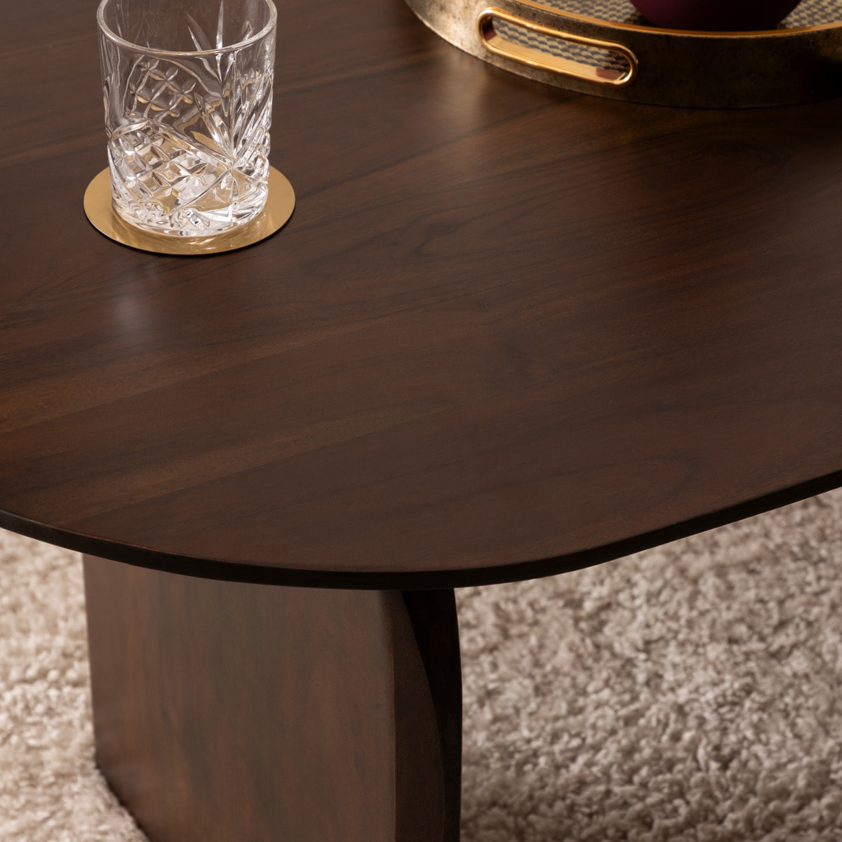 Table basse "Isana" 120x60cm marron
