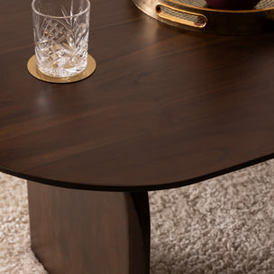 Table basse "Isana" 120x60cm marron