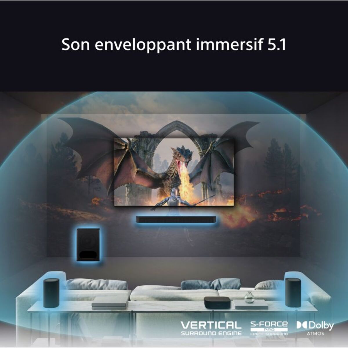 Barre de son SONY Theatre System 6