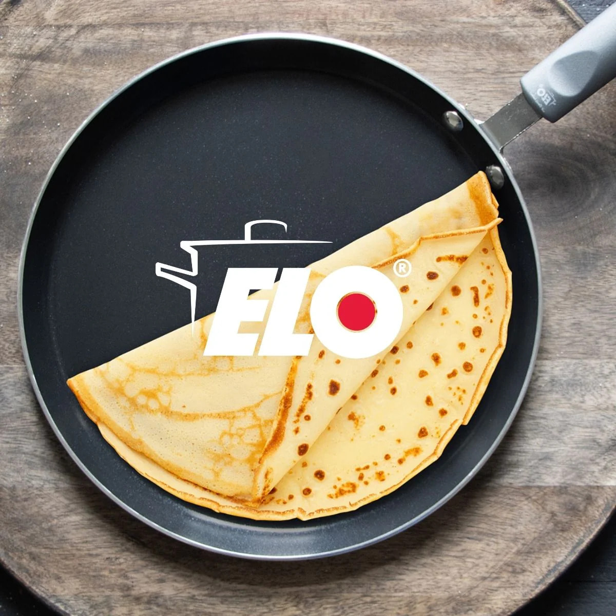 Set chandeleur avec crêpière 26 cm et 2 ustensiles Elo Ducato