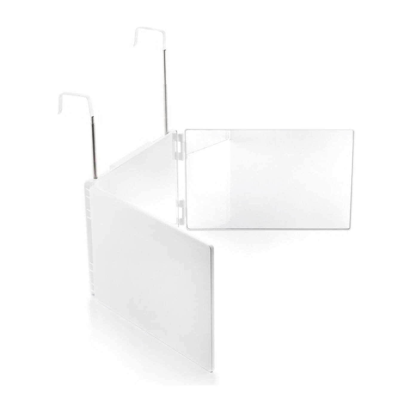 InnovaGoods Miroir de maquillage éclairé Miroir de salle de bain avec design pliant et vue