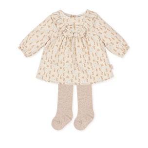 Vestido con leotardos - Arena