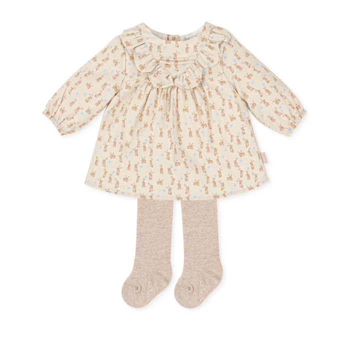 Vestido con leotardos - Arena