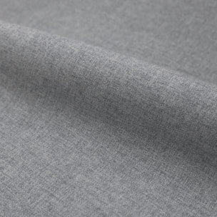Lit double 160x200 cm avec coffre en tissu gris - Tilly