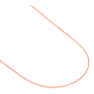 Collar Plata de Ley 925 con trama Forzatina de alargue y eslabones planos