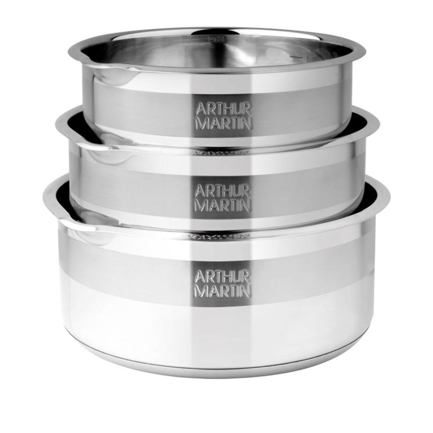 Batterie amovible 10 pièces INOX 18/10