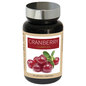 NUTRIEXPERT - Cranberry Complex - Favorise l'Élimination Rénale - Confort urinaire -  Canneberge + Ortie + Prêle - Vegan - 60 gélules