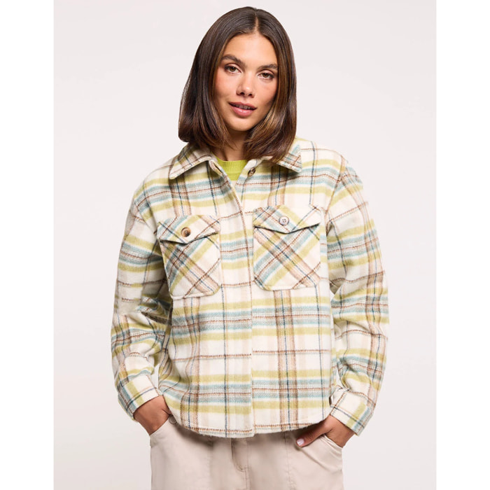 Chaqueta Cuadros Verde - Tula