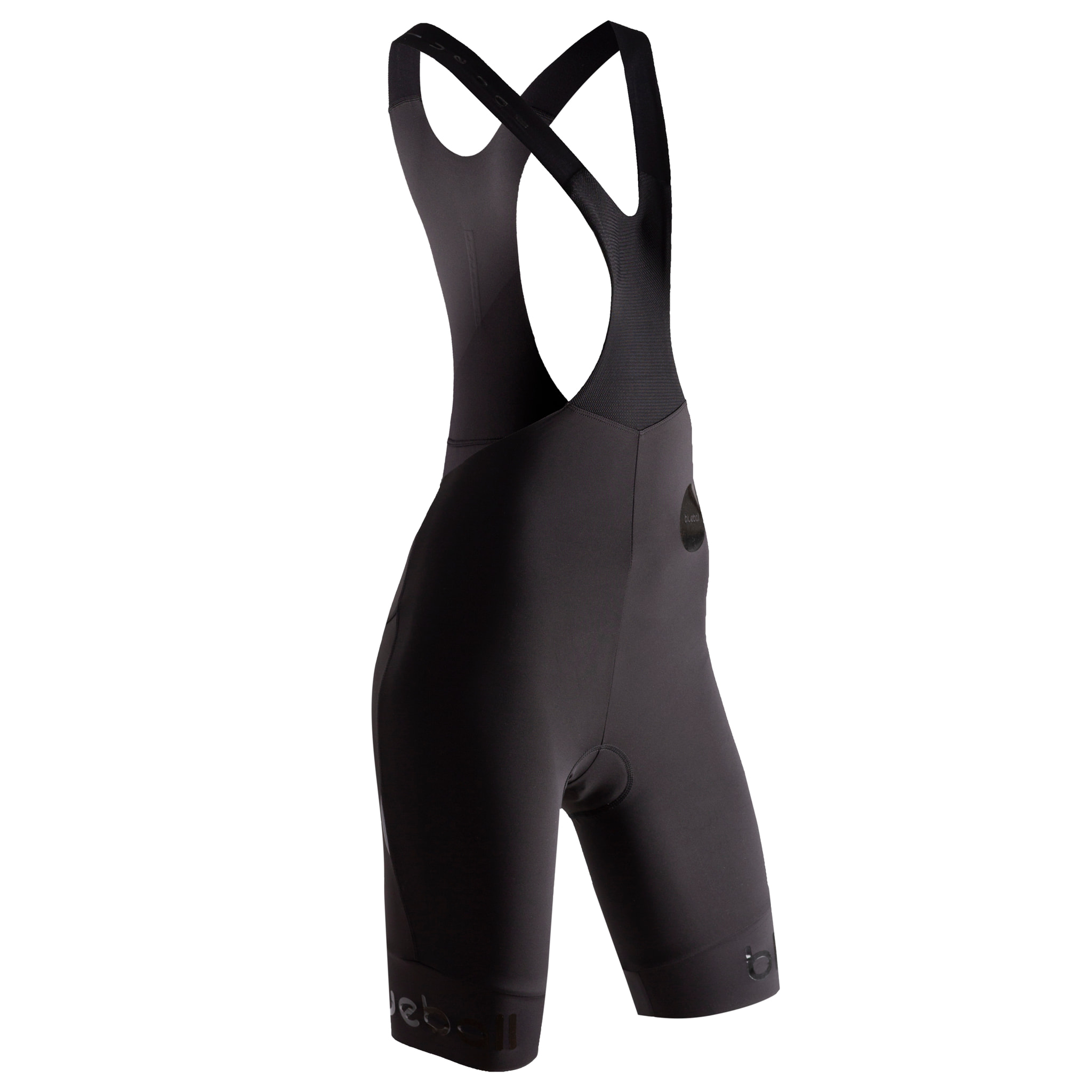 CULOTTE DE COMPRESIÓN CICLISMO PARA MUJER DE LONGITUD CORTA BLUEBALL EN NEGRO