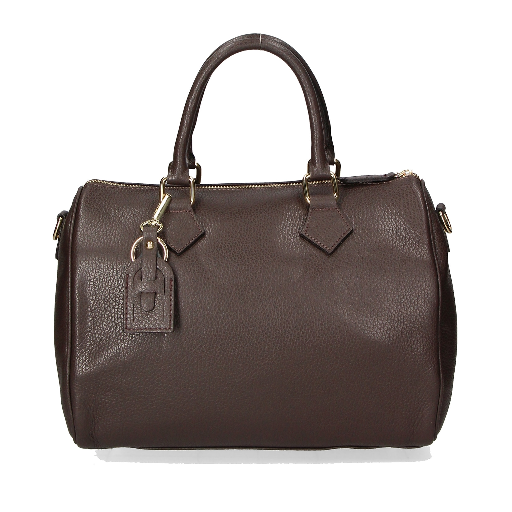 Borsa a bauletto da donna In Vera pelle Made in Italy 30x23x18 cm