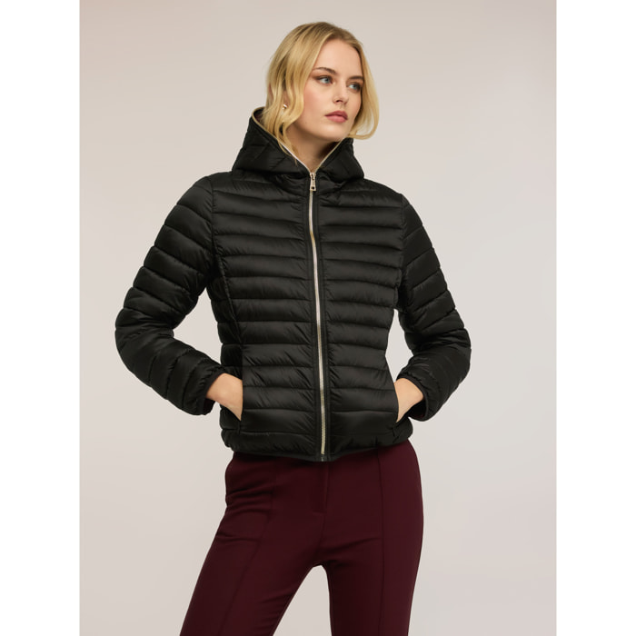 Motivi - Piumino lightweight con cappuccio - Nero