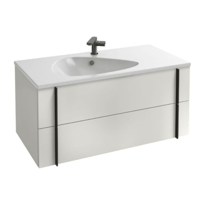 Meuble vasque Nouvelle Vague blanc