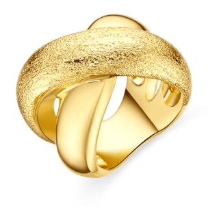 Anillo Stalor acabado oro amarillo 18k