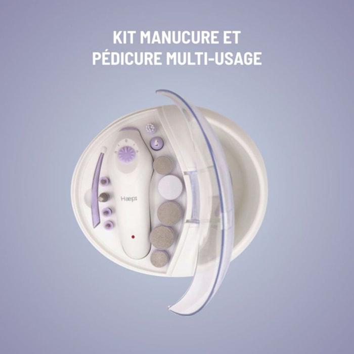 Kit manucure HAEPI Hi-Iris : Manucure et Pédicure spa