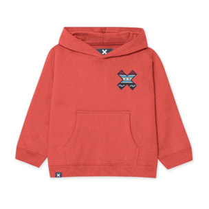 SUDADERA CON CAPUCHA KIDS CLASSIC ROJA