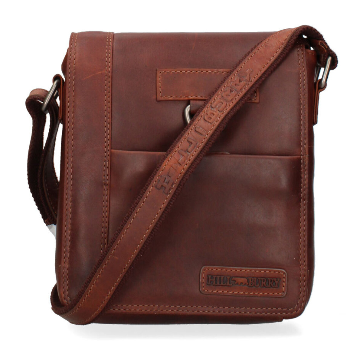 Borsa a tracolla  da uomo In Vera pelle Made in Italy 20x25x6 cm