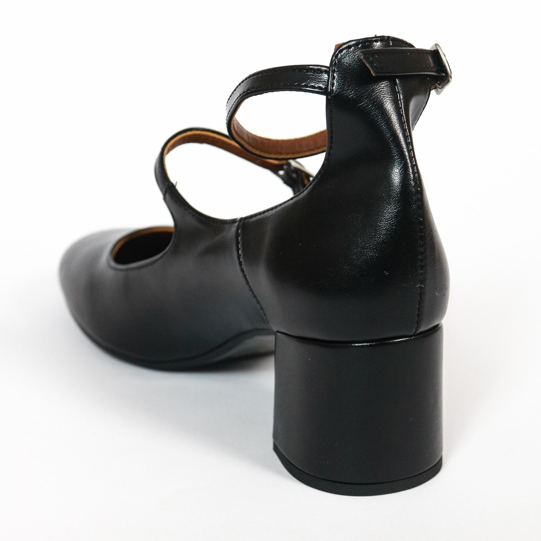 MARY JANE 2 CINTURINI CHOCOLA' NERO